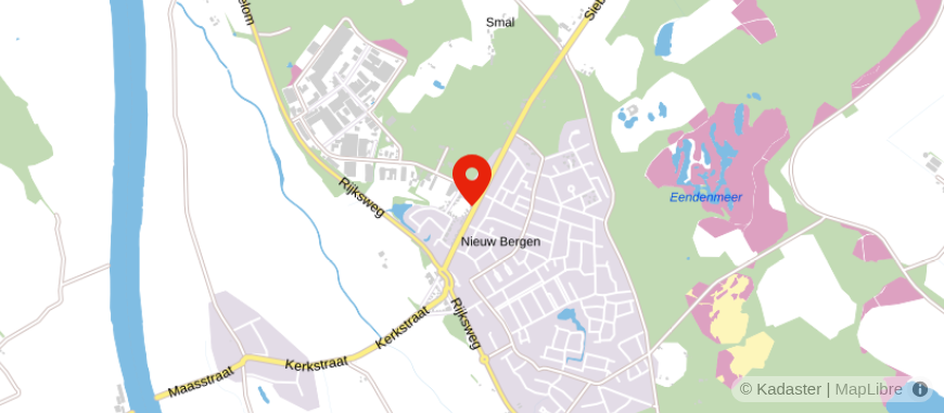 Locatie van Notariskantoor Bergen (L)