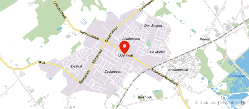 Locatie van Van Loon - Udenhout