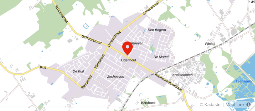 Locatie van A&T Vastgoed Tilburg
