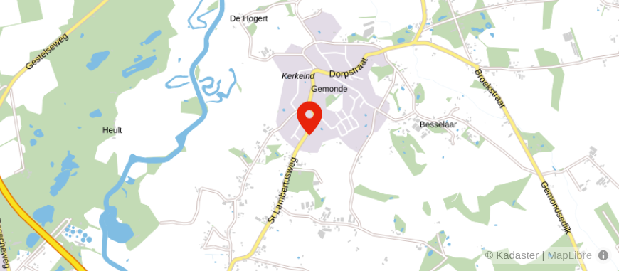 Locatie van Sjang van Vught B.V.