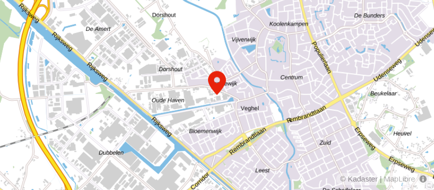 Locatie van Schepers & Van Nunen, Netwerk Notarissen