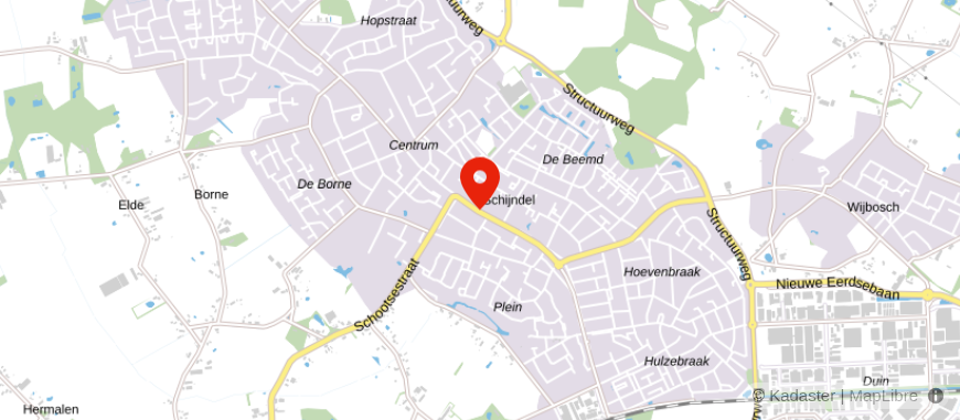 Locatie van Verhoeven Verzekeringen