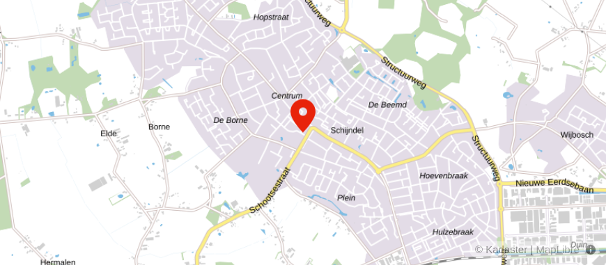 Locatie van De Hypotheekshop Schijndel