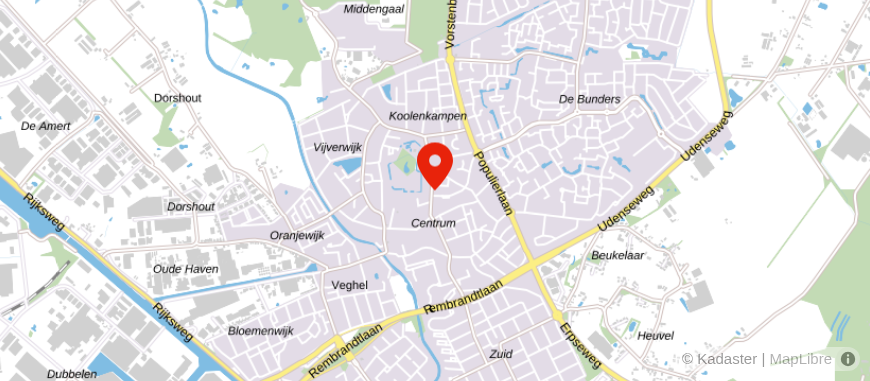 Locatie van Hypotheek Advies Brabant