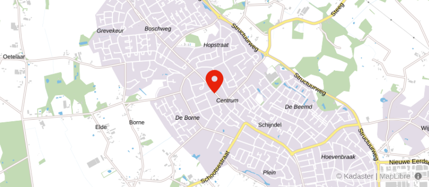 Locatie van PVBO / FinFlux