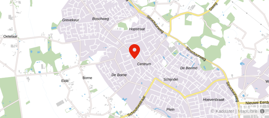 Locatie van Wouters Makelaardij