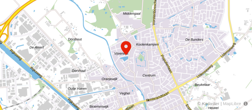 Locatie van Van Leur Hypotheken & Assurantiën
