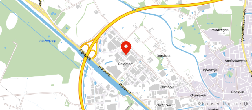 Locatie van Lunenburg Administratie- en Advieskantoor