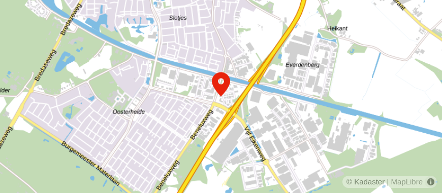 Locatie van ESJ Accountants & Belastingadviseurs