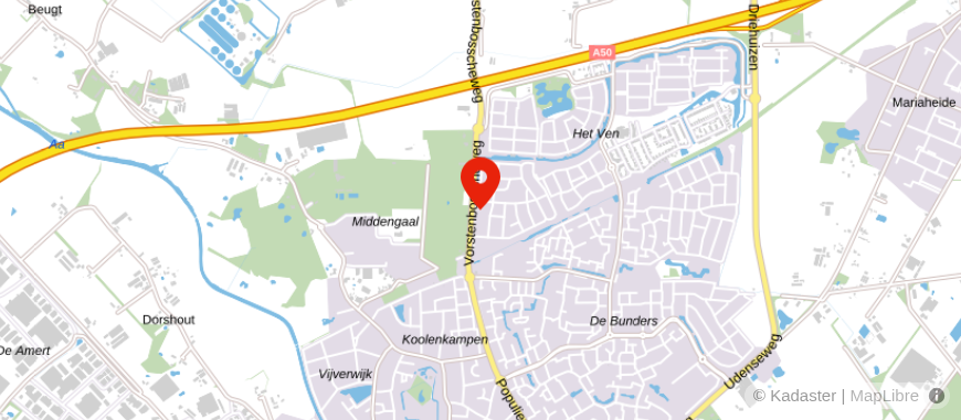 Locatie van Van Kuringe Adviesgroep