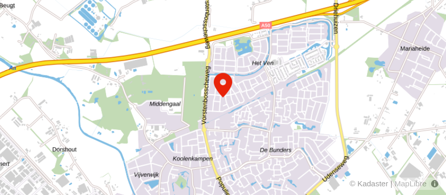 Locatie van De Kleijne & Janssen