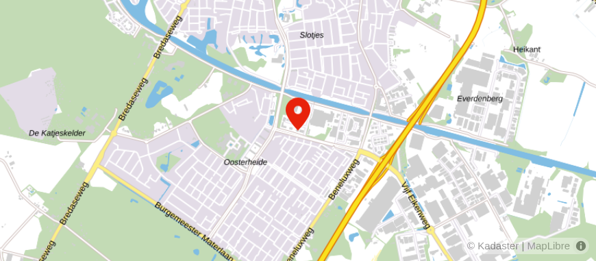 Locatie van Van Oers Accountancy & Advies