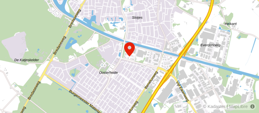 Locatie van Geerts Oosterhout 