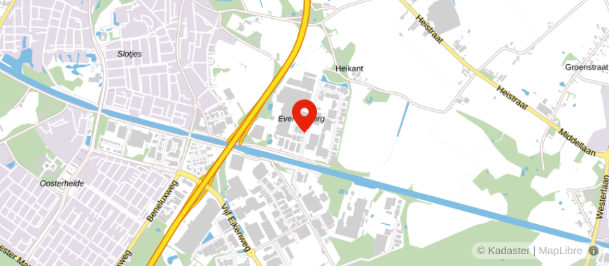 Locatie van Finovion Oosterhout