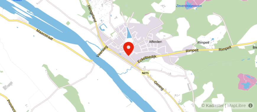 Locatie van Leef Vrij B.V.