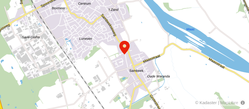 Locatie van Yarden & Goemans Uitvaartverzorging