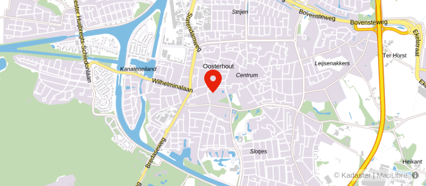 Locatie van Finenzo Oosterhout