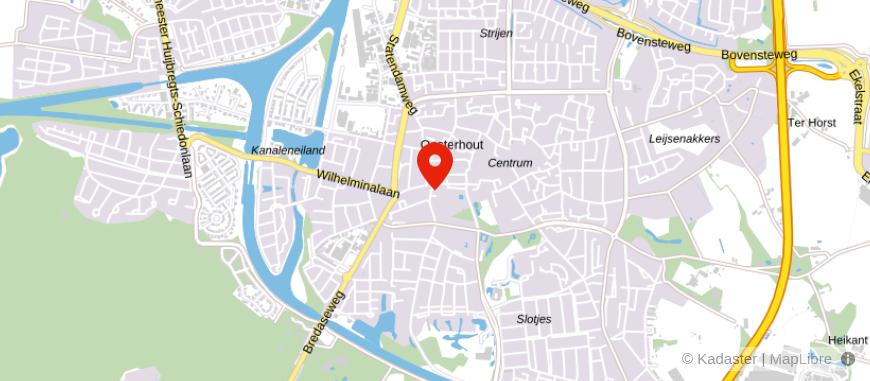 Locatie van Bos Adviesgroep