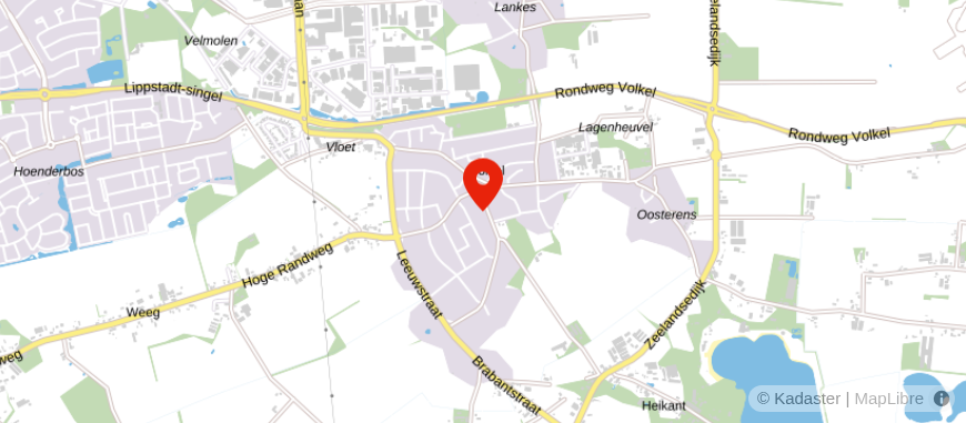 Locatie van Zekerheuts - Volkel