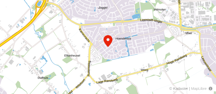 Locatie van WitteWoning Makelaars Uden-Veghel