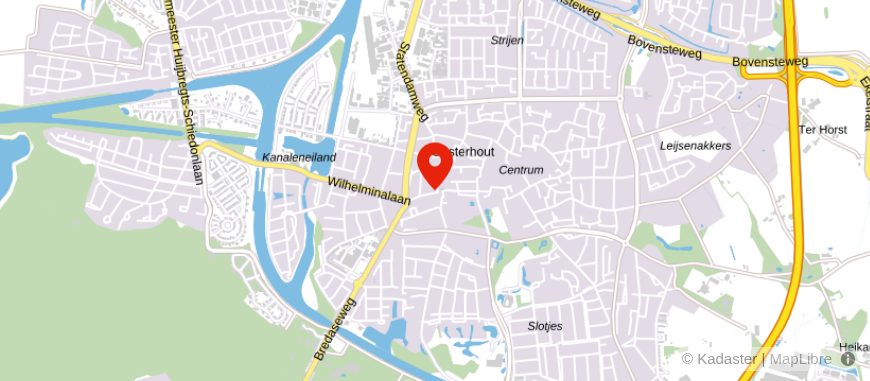 Locatie van Verbrugge Groep - Oosterhout
