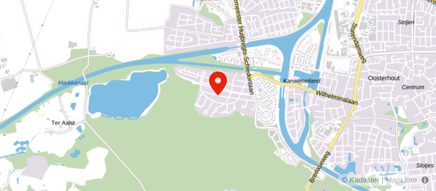 Locatie van ERA makelaars Oosterhout