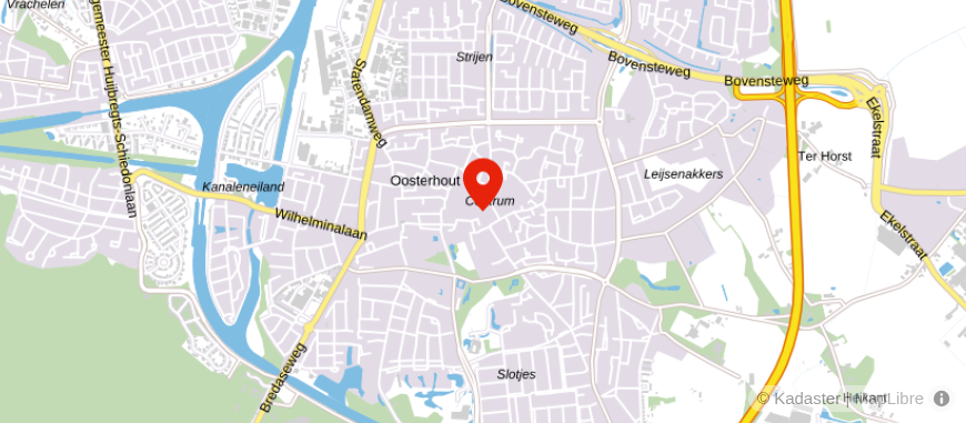 Locatie van Van de Water Hypotheken BV