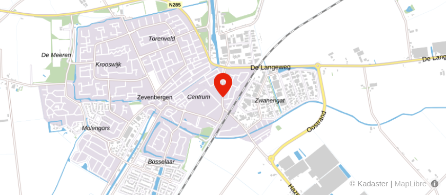 Locatie van Meiboom Makelaardij & Financieel Advies