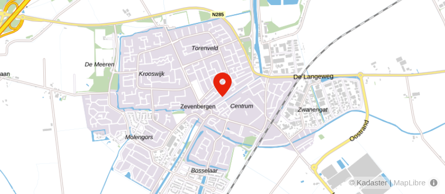 Locatie van Veldsink - Schuijt
