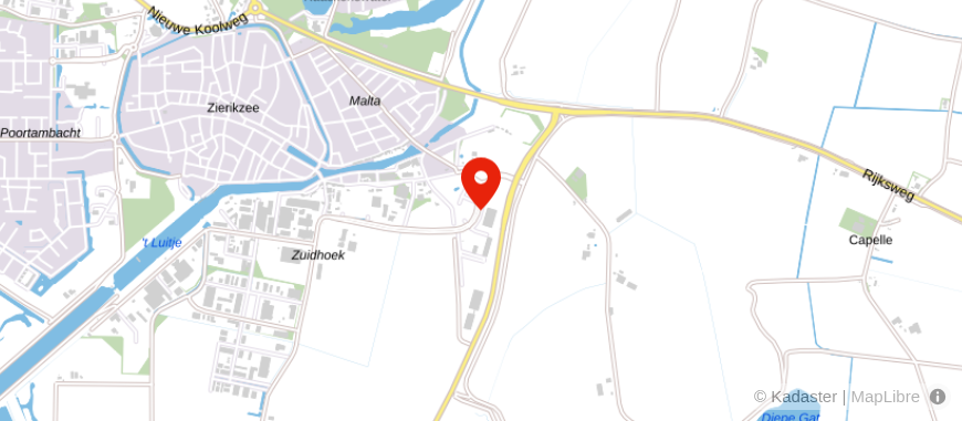 Locatie van Credion Zierikzee
