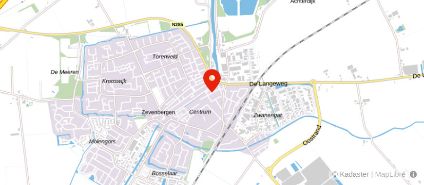 Locatie van Beljaars Verzekeringen & Hypotheken
