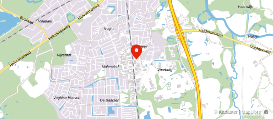 Locatie van Fidelia 