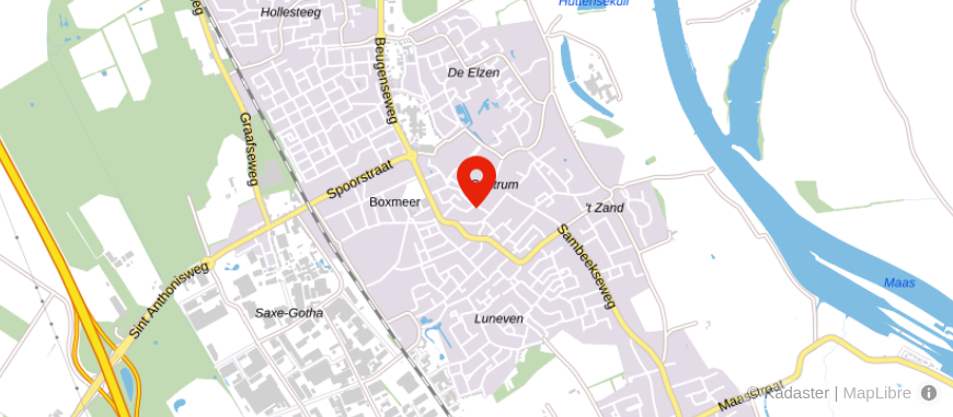 Locatie van De Hypotheker Boxmeer