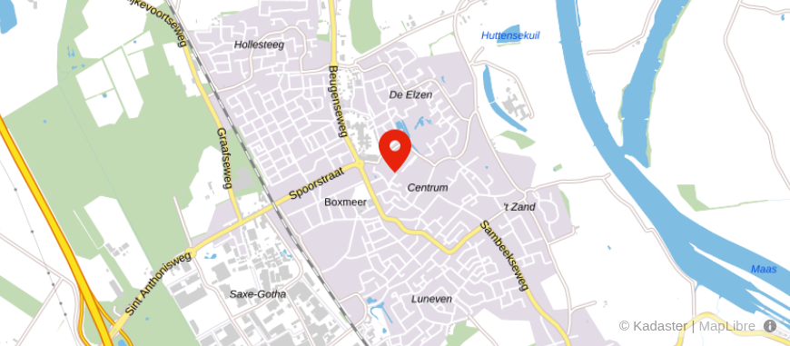 Locatie van Financieel Fit | Boxmeer
