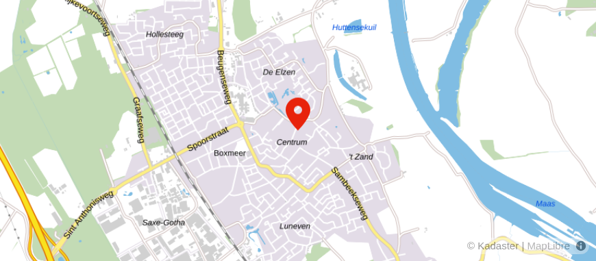 Locatie van Van Lunen -Klomp Advies B.V.