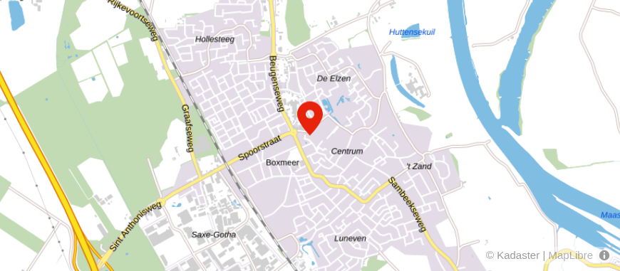 Locatie van Notariskantoor Teeuwen