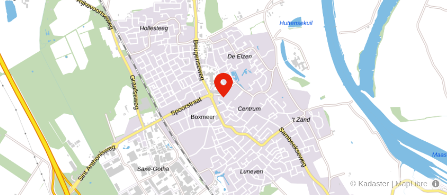 Locatie van Hurkmans Financieel Advies B.V.