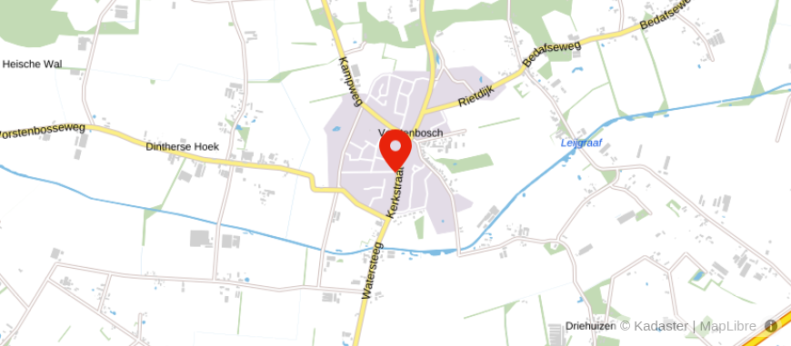 Locatie van Peter van den Elzen Financieel Advies