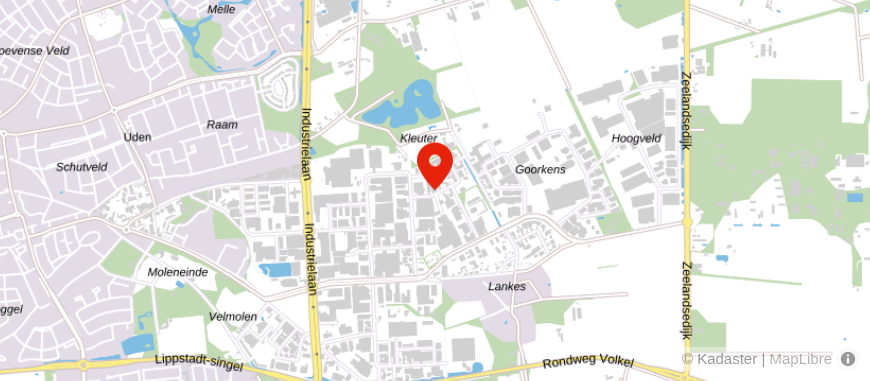 Locatie van AEC Uden