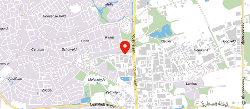 Locatie van De Hypotheekshop Uden
