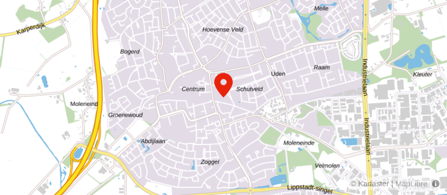 Locatie van Petterson Makelaardij & Taxaties + Taxatheek BNO