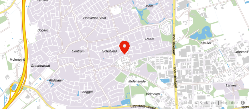 Locatie van Van de Ven Garantiemakelaars
