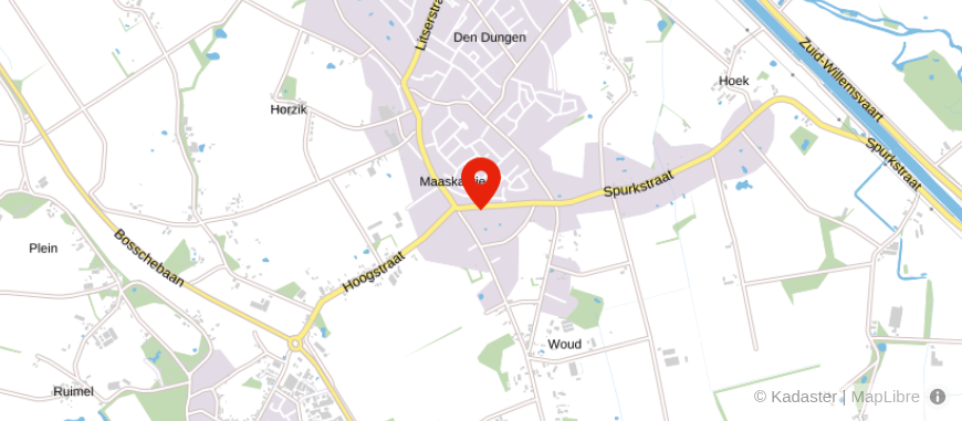 Locatie van Pieters Financieel Advies