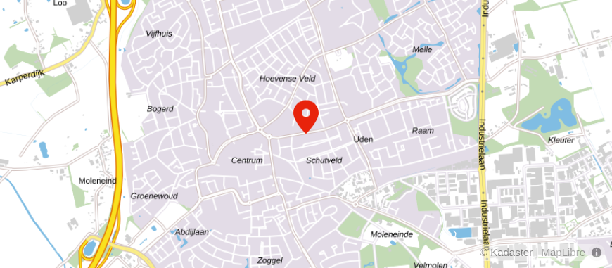 Locatie van Van Lanen Woning- en Bedrijfsmakelaardij