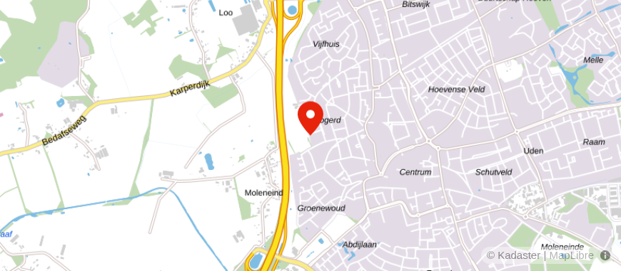 Locatie van Kroese en Geraerts Belastingadvies