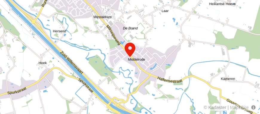 Locatie van Assurantiekantoor Van Grunsven-Haerkens