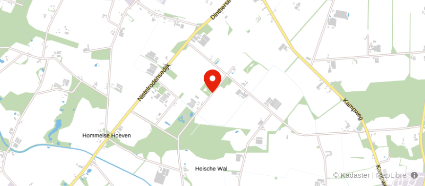 Locatie van Heideweg Vastgoed B.V.