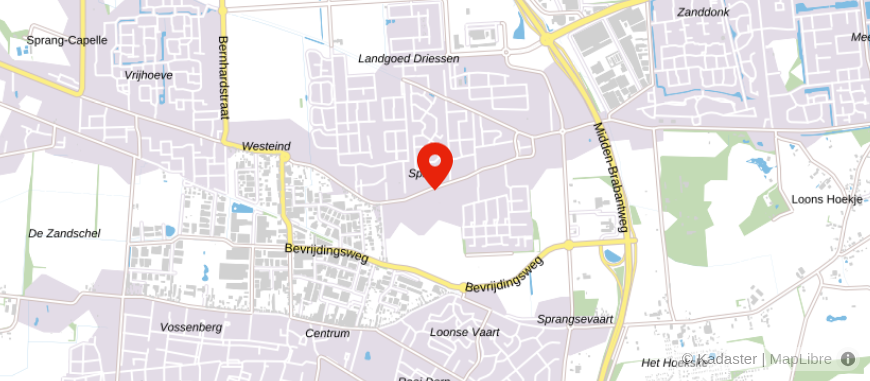 Locatie van BA den Dekker Assurantiën