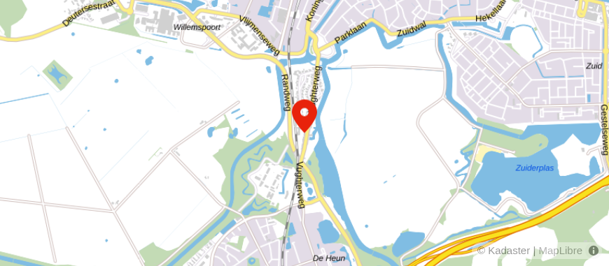 Locatie van Rücker Raaijmakers Makelaardij