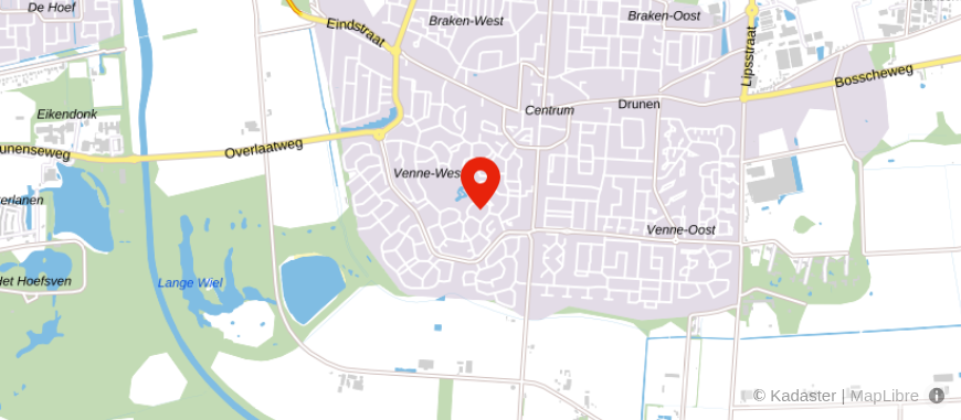 Locatie van Huiskamer Hypotheken Drunen-Heusden 